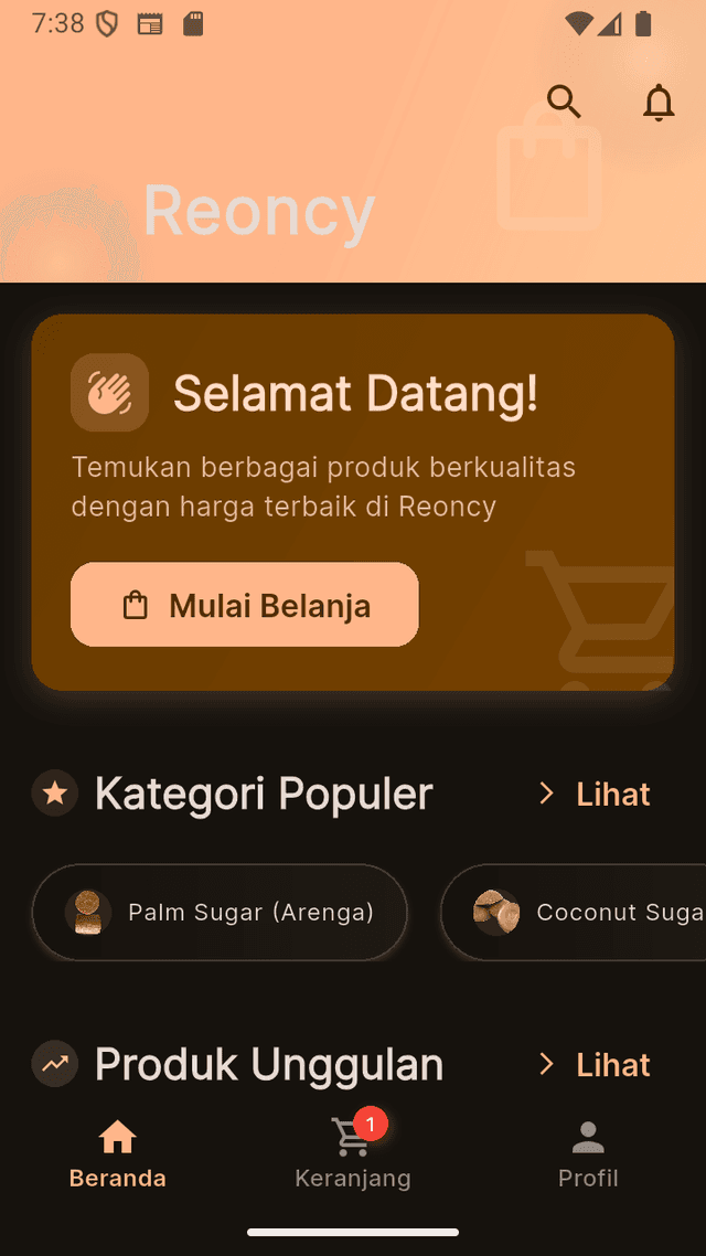 E-Commerce Palm Sugar
